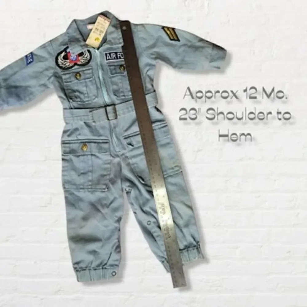 NWT Vintage Air Force Infant Romper 12 Months The May Company
